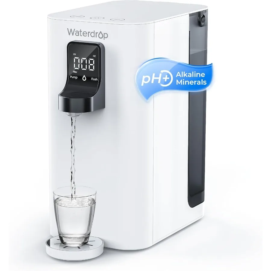 

Настольная система фильтрации воды обратного осмоса с щелочными минералами 3:1. Чистое соотношение дренажа. Уменьшает белый пластик без BPA.