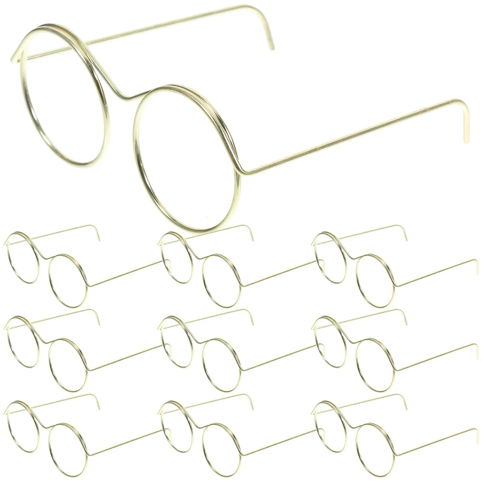 

10 Pcs Glasses Circle Baby Sunglasses Bulk Mini for Crafting Dolls Clothing