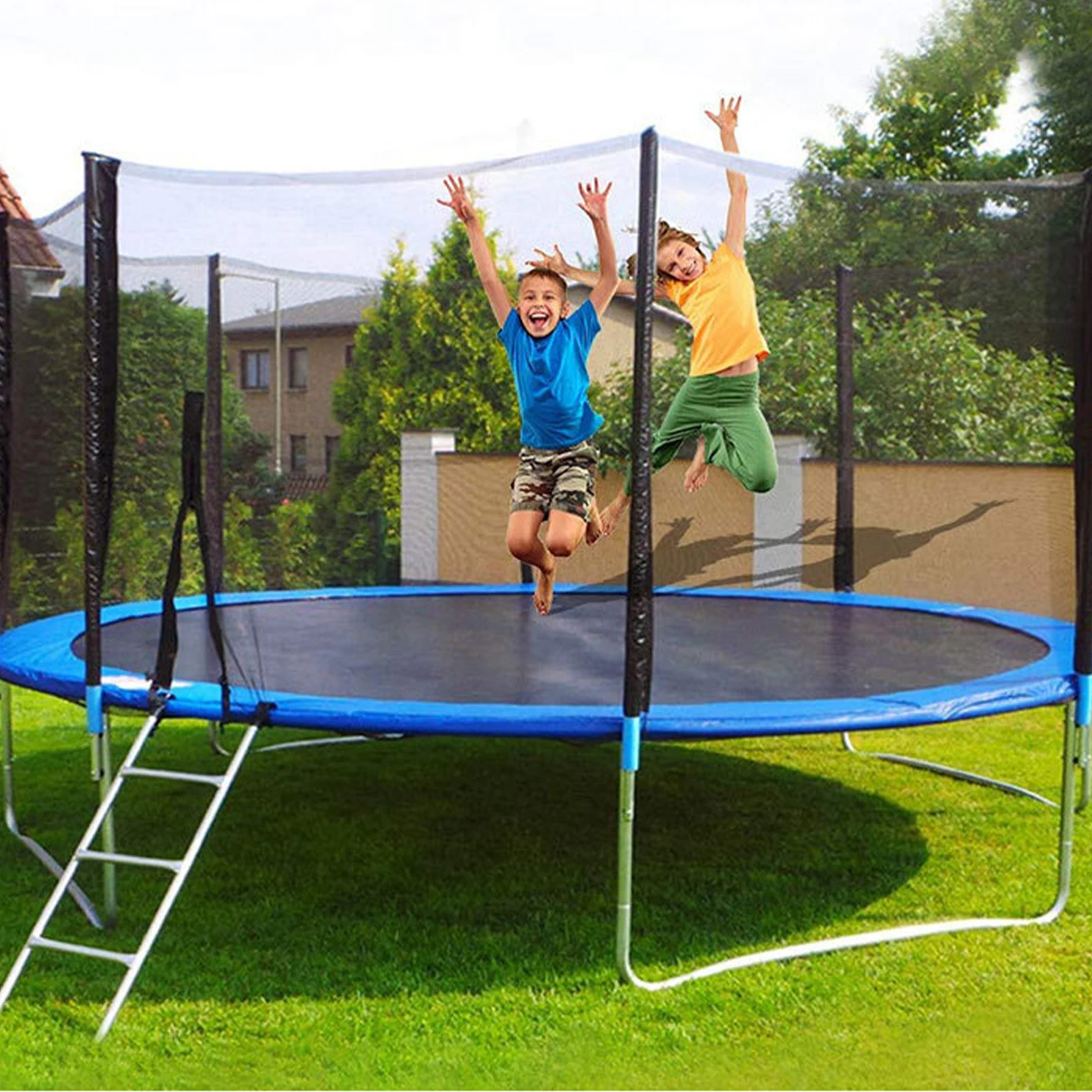 Trampoline Net Trampoline Enclosure Safety Net Replacement Trampoline Safety Net Fits For 6FT 8FT 10FT 6 Or 8 Poles Trampolines