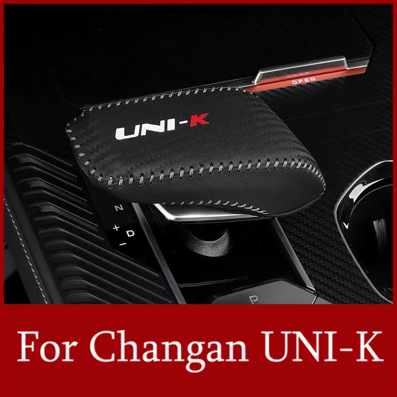 

For Changan UNI-K UNIK 2021 2022 2023 Car Styling Armrest Anti-dirty Pad Cover Gear Shift Collars Handbrake Cover Accessories