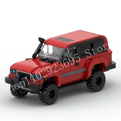 635PCS MOC Building Blocks Speed Champions SUV Car Model Technology Bricks Creative Assembly Kids Toys Holiday Gifts