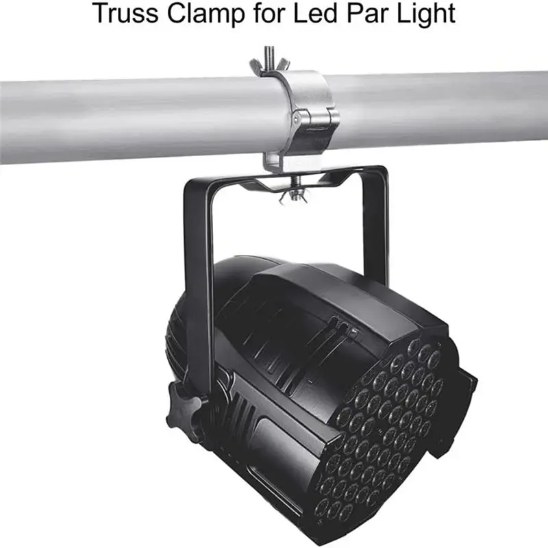 ABXF-10Pcs 2 Inch Silver Truss O Clamps 220LB LED Par Light Clamps For Truss For 48-51Mm OD Tube / Pipe