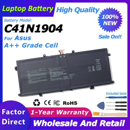 C41N1904 Baterías de litio para portátiles ASUS C41N1904, U4700I, UXF3000E, U4700E, U4700J, U3700J 4347mah