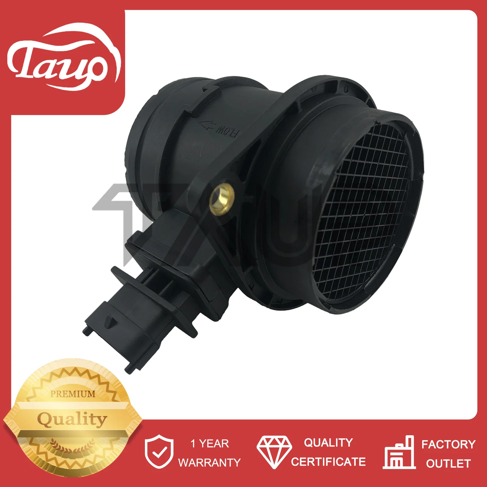0281002792 0 281 002 980 Mass Air Flow Meter MAF Sensor Compatible with ALFA ROMEO 147 1.9L MITO FIAT DOBLO GRANDE PUNTO 1.3L