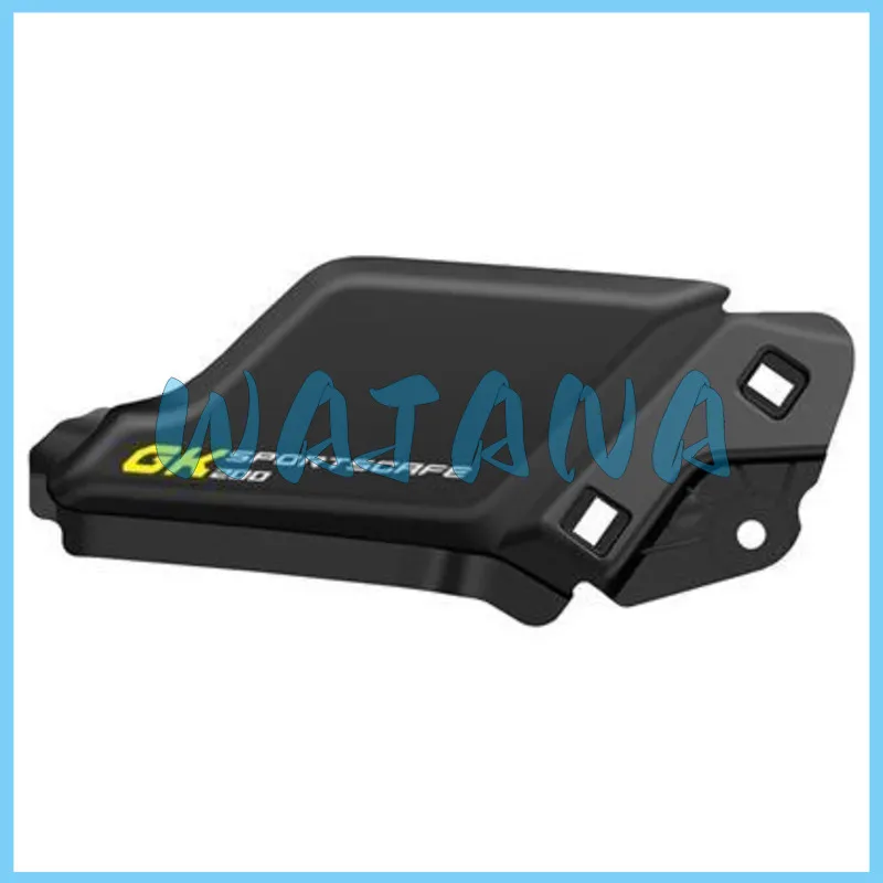 Kd200-gk Fuel Tank Left / Right Decorative Cover (matte Black/bright Yellow Decal) 4041202-126022 / 4041202-127022