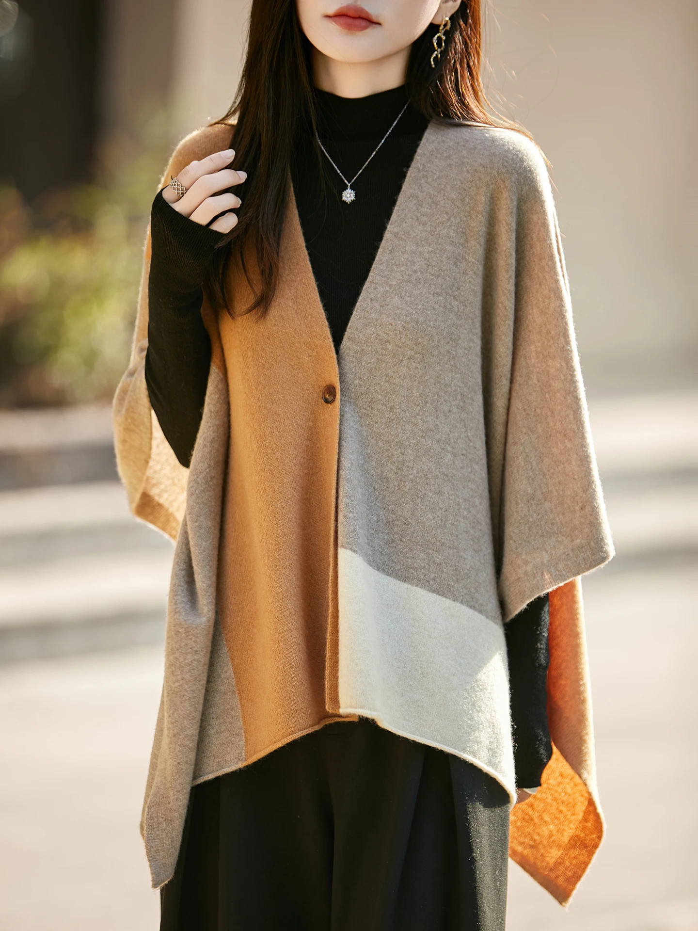 100-pure-wool-shoulder-wrap-women's-new-2026-warm-outdoor-wear-slimming-knitted-sweater-outer-layer-shawl-fashionable-korean