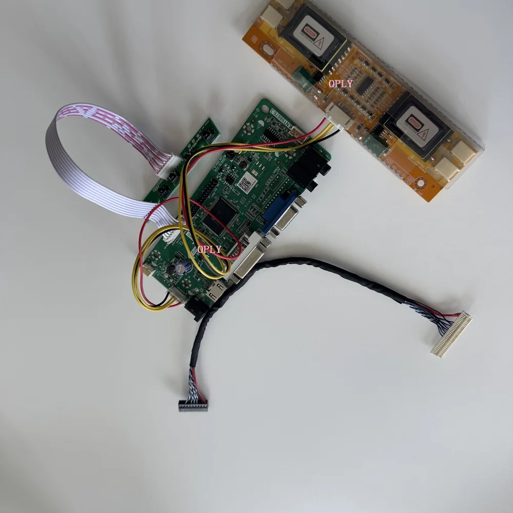 

M.NT68676 Controller board HDMI-compatible VGA DVI for LTM190E4-L02 LTM190E4 1280X1024 LCD panel Screen monitor DIY 19" 4 lamps