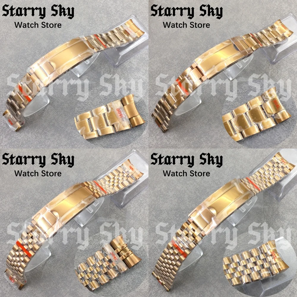 

Звездное небо, высокое качество, 20 мм, скользящая пряжка из нержавеющей стали, кофейно-коричневый ремешок для часов, подходит для корпуса 36 мм/38 мм/39 мм/40 мм, аксессуары для часов