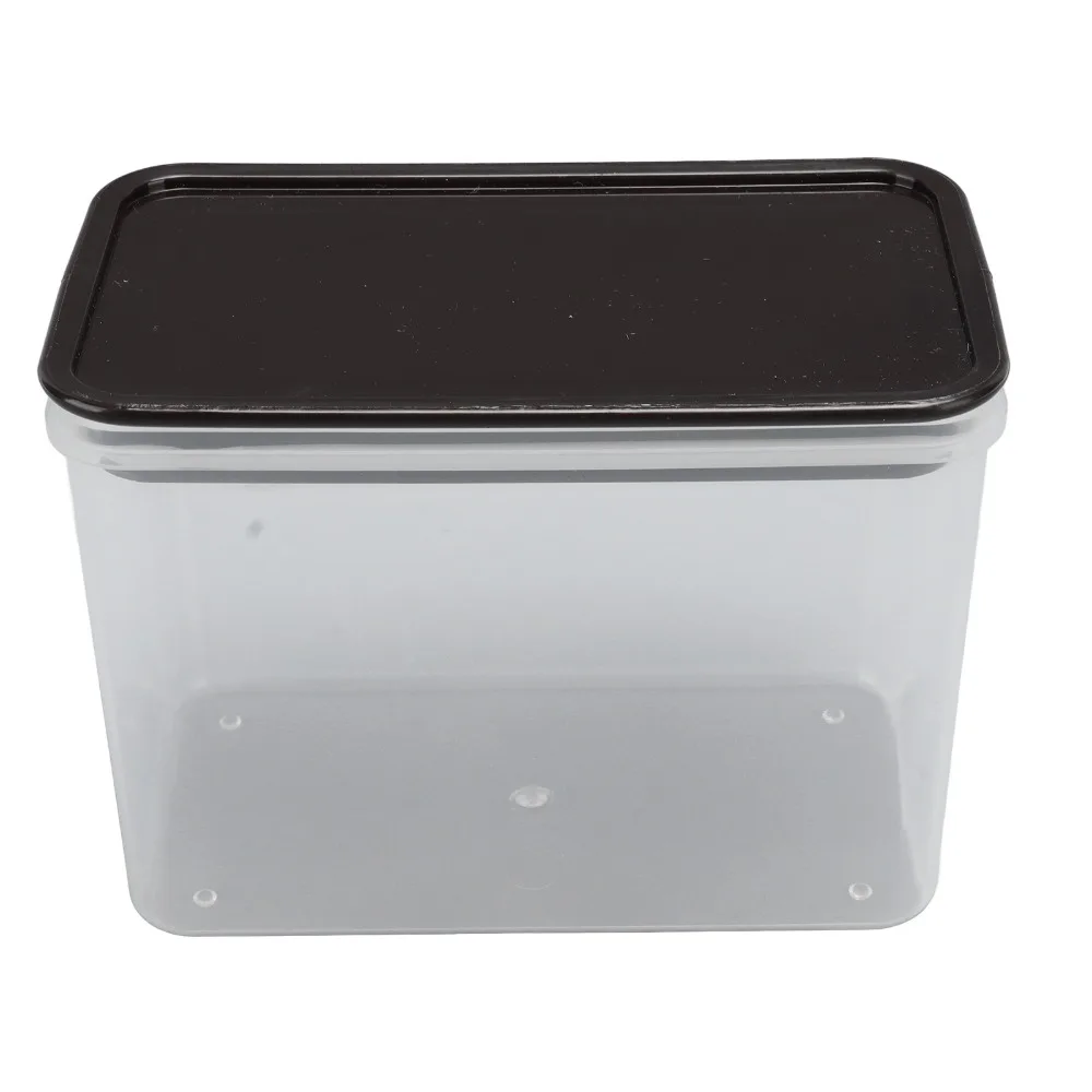 2PCS Practical pp Food Storage Container 500ml/1000ml Rectangular Grain Storage Box Cereal Container Modular Storage