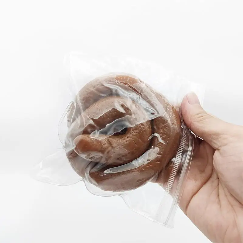1Pcs Squeeze Fidget Ball Gross Prank Joke Decompression Toys Realistic Poop Stress Toy Novelty Gag Gift For Teens Party Decor