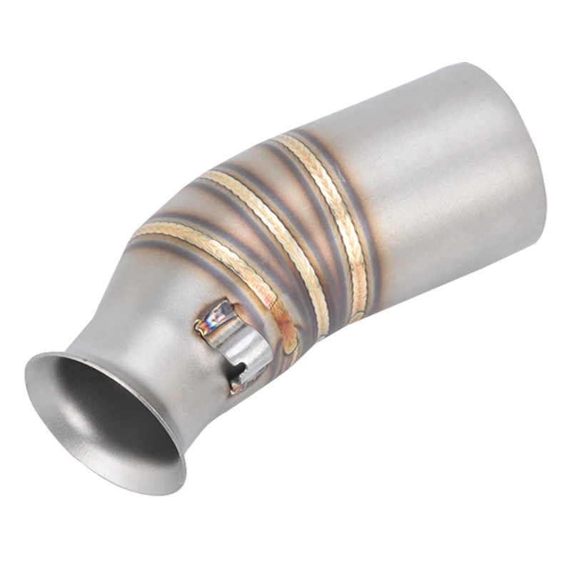 Slip On For ZONTES 368 368G 368D 368M 368K 368E 2025 2026 Motorcycle Exhaust Escape Middle Link Pipe Midpipe 51mm Modify Muffler