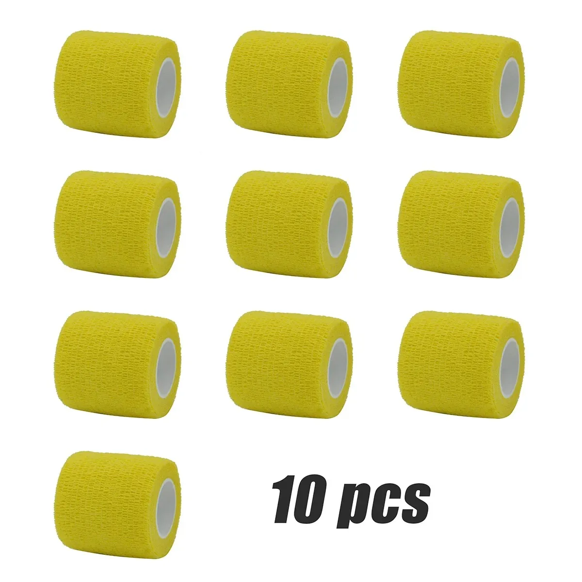 1/6/10/20/24Pcs Yellow Sport Self Adhesive Elastic Bandage Wrap Tape Elastoplast For Knee Support Pads Finger Ankle Palm