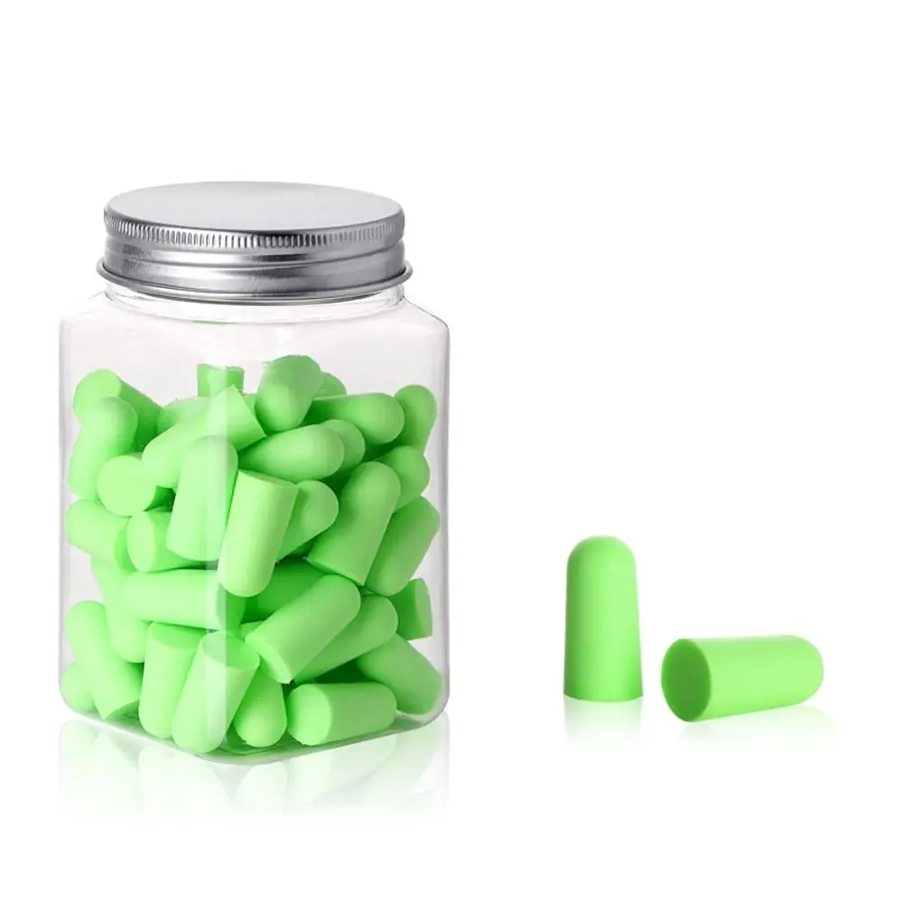 10/24/60/120PCS Multicolor Anti-noise Ear Plugs Soft Slow Rebound Tapered Earmuffs Study Polyurethane Foam Hearing Protector