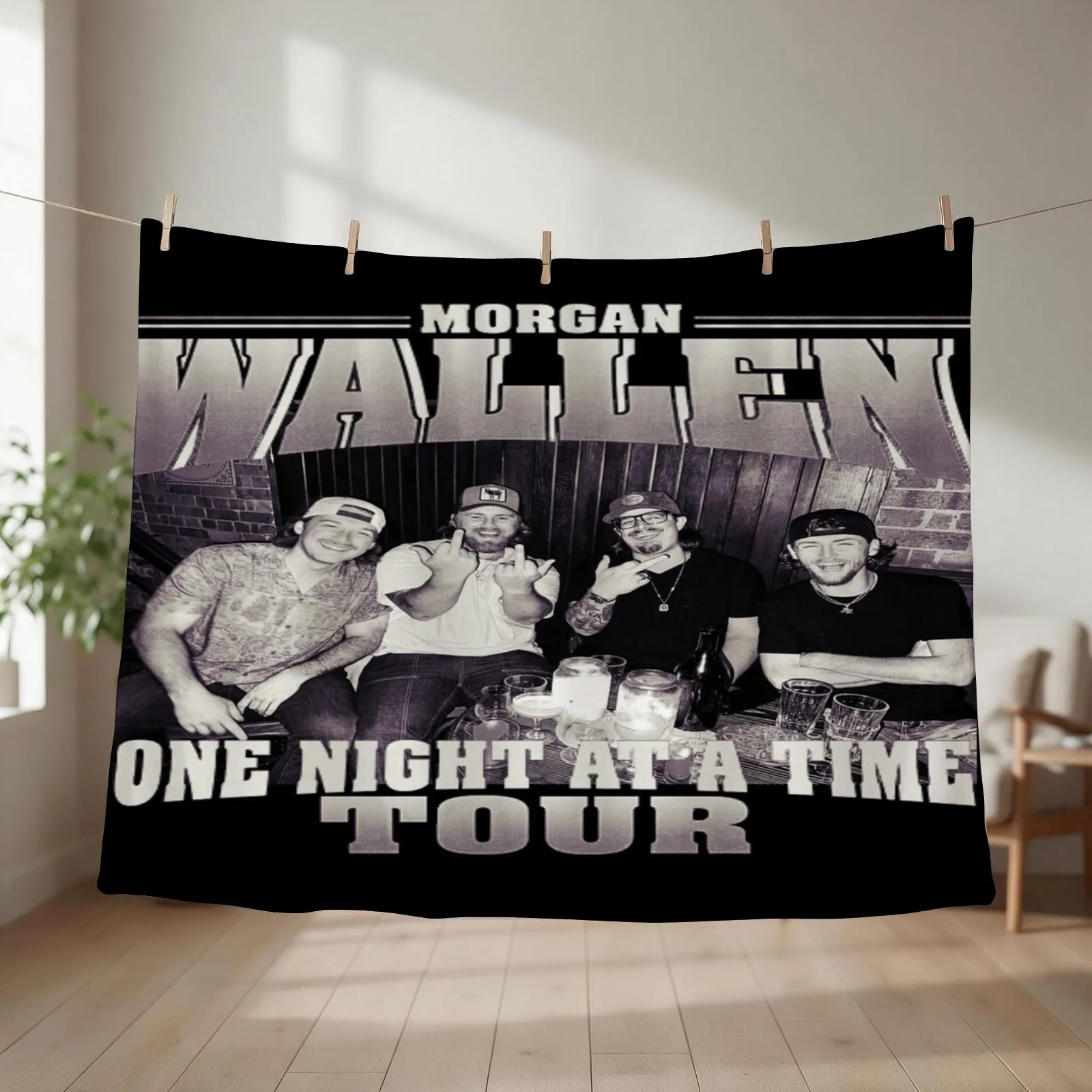 One Thing at A Time Tour Throw Blanket couch cozy soft plush fuzzy picnic outdoor blanket