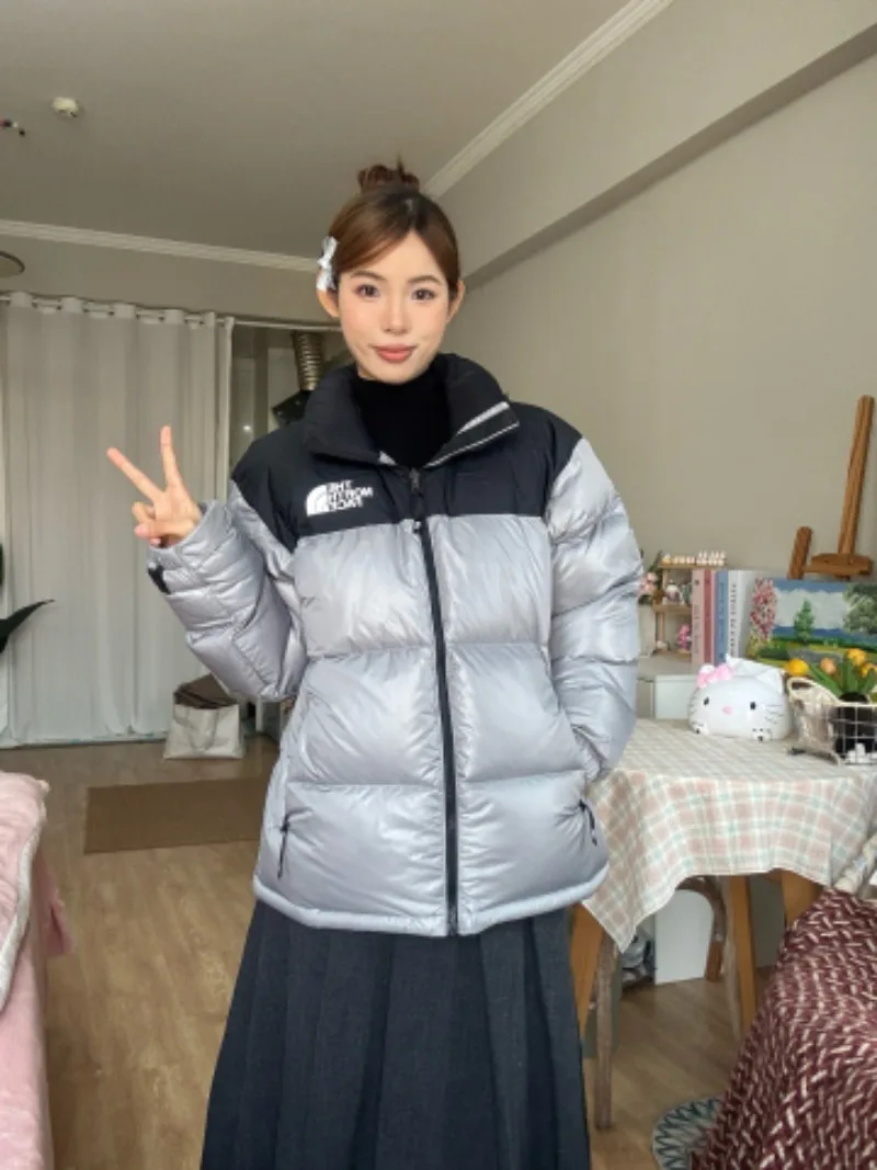 THE NORTH FACE Nuptse HYBRIDDOWN BALLJACKET Bread Clothes With Down jacket men's and women's same heather gray NJ1DR02F