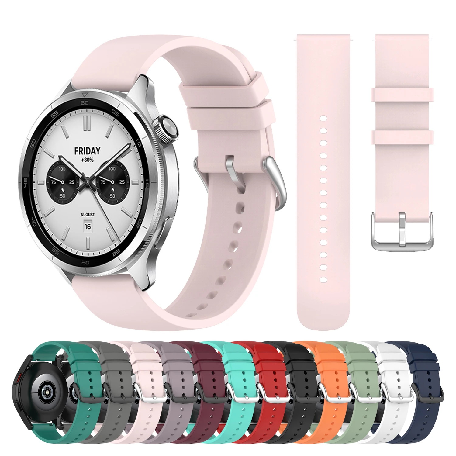 22Mm Silicone Strap… - image