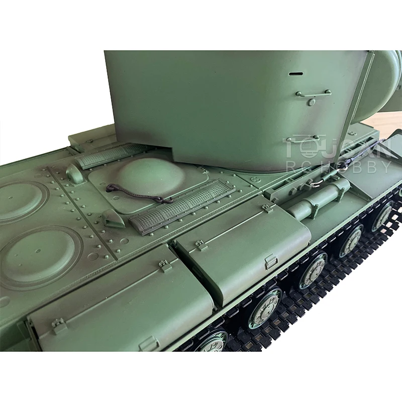 Heng-大人用のリコイルタレットバレルおもちゃ,タンクおもちゃ,soviet KV-2 3949 fpv 360 °, 1/16, 7.0, TH19749-SMT2