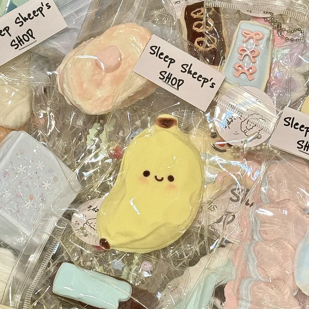 Creative Lovely Simulation Banana Squeeze Toy Pink Super Soft Super Elastic Fruit Toys Soft Elastic Slow Rebound Fruit Toy Kids