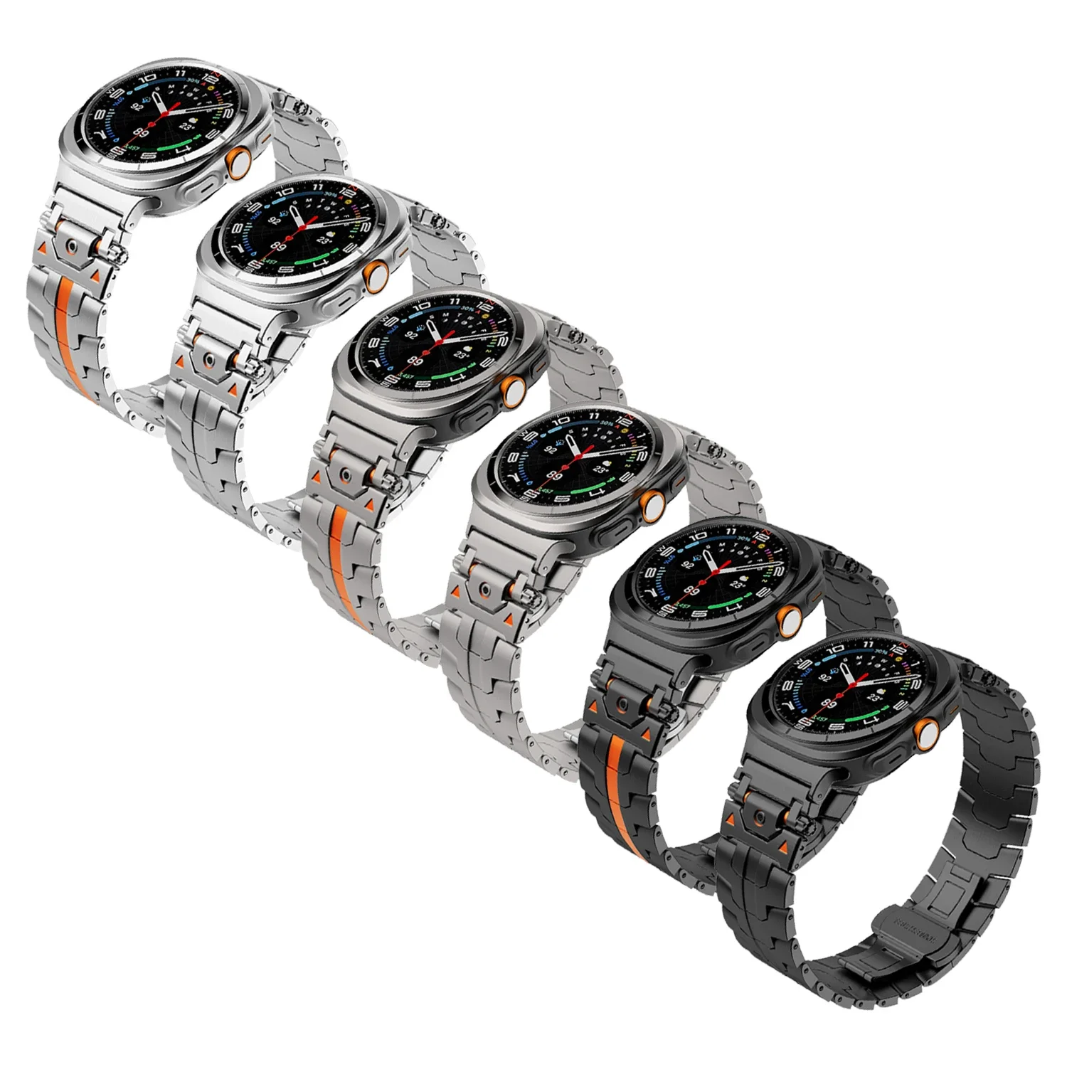 Stainless Steel Strap for Samsung Galaxy Watch 7 Ultra 47mm Luxury Metal Band for Galaxy Watch Ultra 47mm Replaceable Wristband image 2