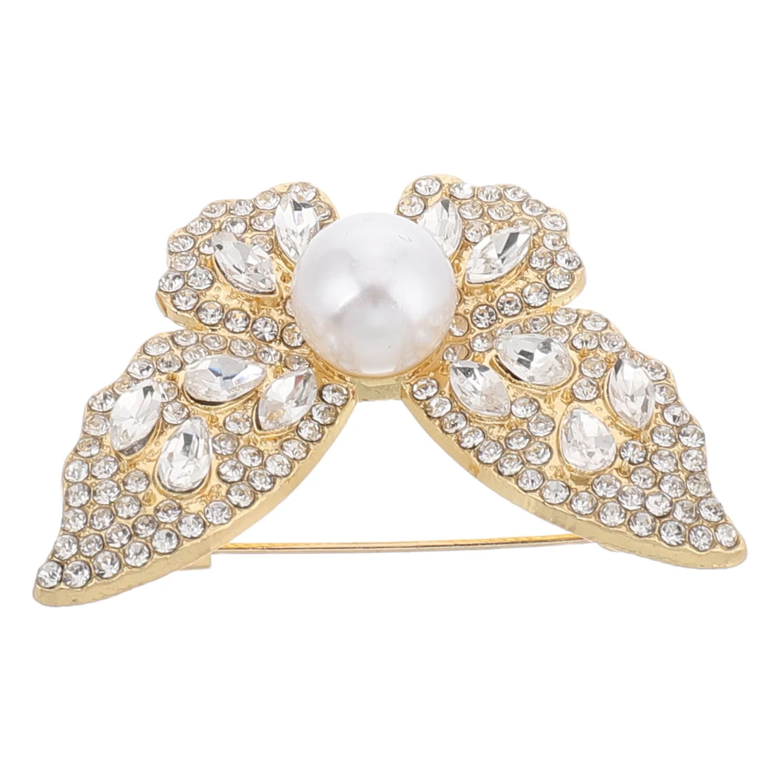 

Exquisite Butterfly Brooch Pin Crystal Decorative Pin for Women Multifunctional Accessory for Dresses Coats and More