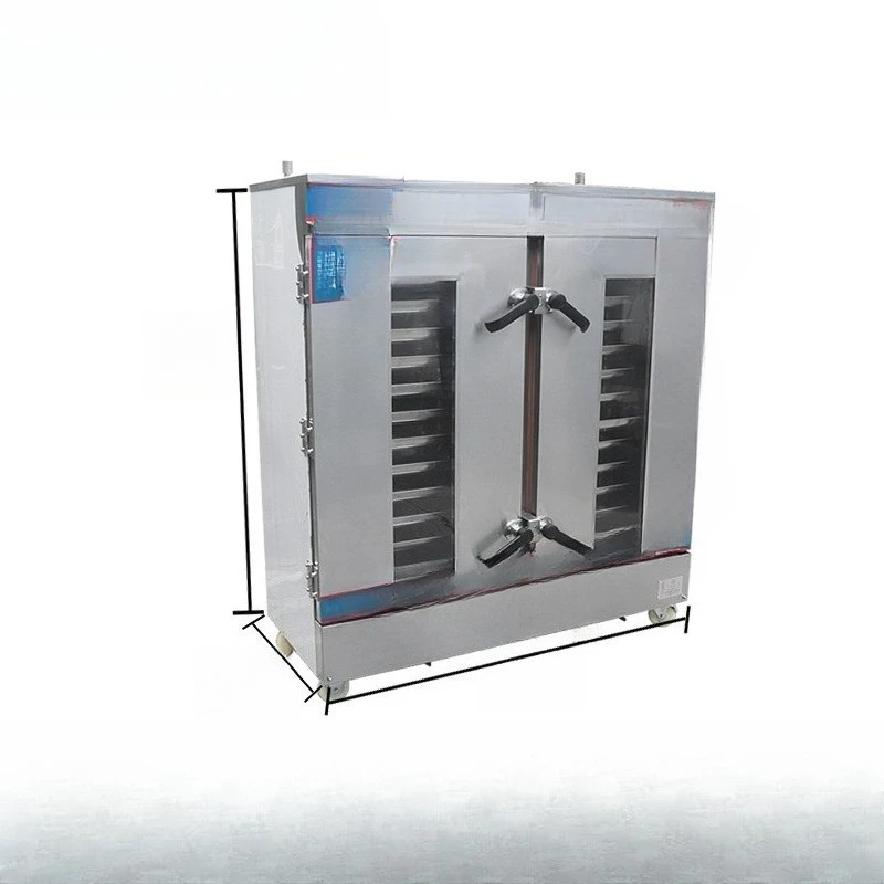 Steamed bread steaming cabinet 24 plates visual electric steamer commercial 380V custom intelligent steamer stainless