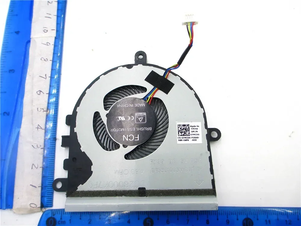 

Вентилятор-кулер для Dell Inspiron 15 3501 3505 3593 5593 15-5575 15-5570 Vostro 3400 3401 3500 2021 Вентилятор охлаждения процессора CN-07MCD0