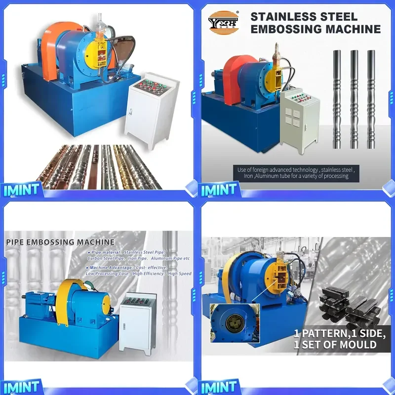 Steel Pipe Emboss Machine Metal Tube Emboss Machine
