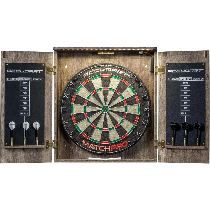 ^Match Pro Dartboard Cabinet Set - Official 18