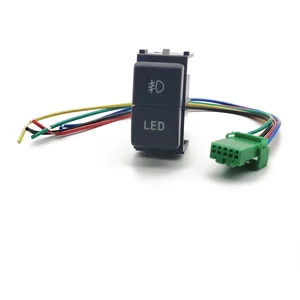 Für Nissan Patrol Y62 Titan Xterra X-Trail Qhashqai 2008-2015 Doppelschlüsselschalter Vorderer Nebel Licht- und Kabel-LED-Schalter 10 Hauptverkauf Leuchtturm Nissan Xterra - №4