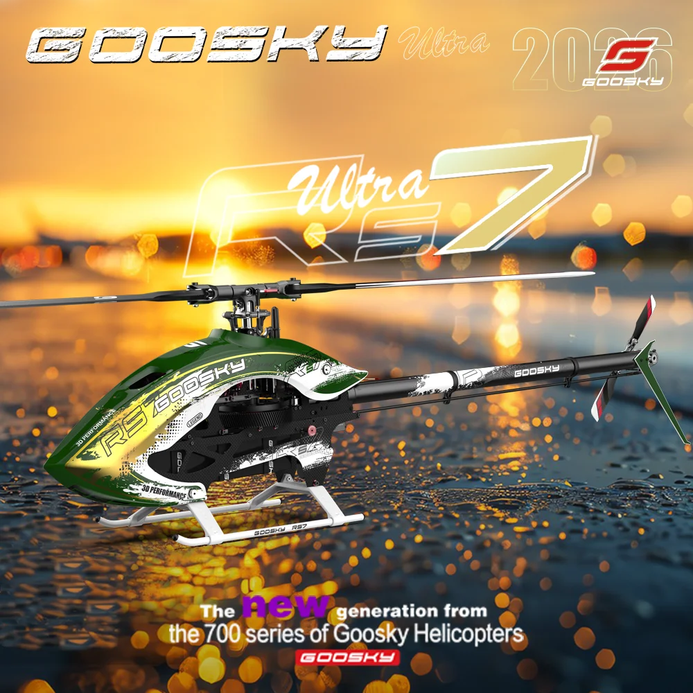 2026 In Stock Goosky RS7 Ultra 700 3D Flybarless RC Helicopter