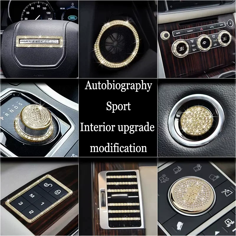 

FOR Range Rover/Range Rover Sport 2013-2017 Decorative Ring For Central Air Conditioning Shift Knob Interior Modification