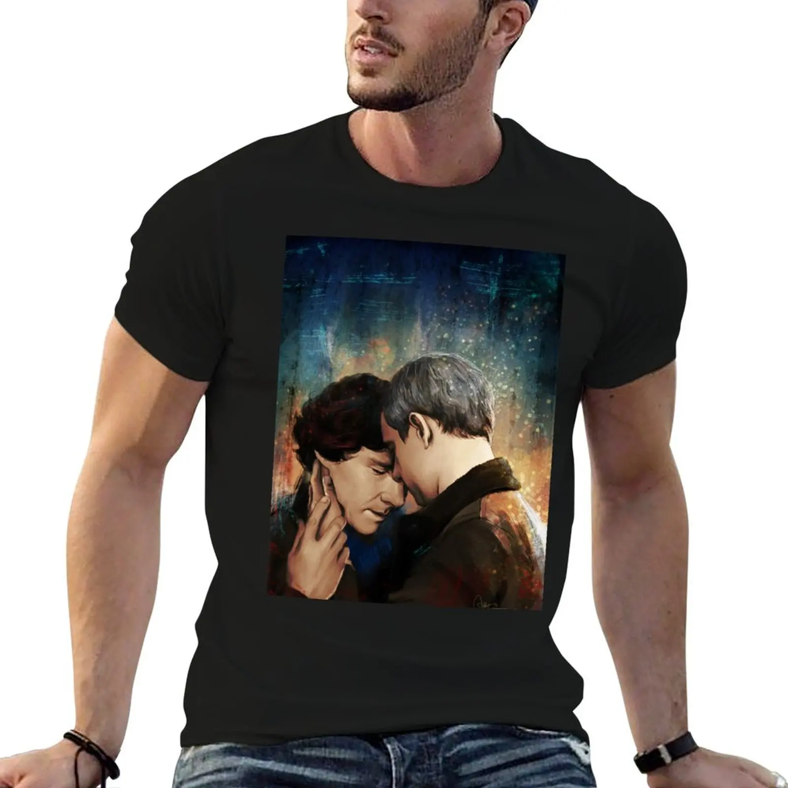 T-shirt Sorrow and Comfort, t-shirts amusants, t-shirts graphiques à humour noir pour homme, t-shirt en coton épais