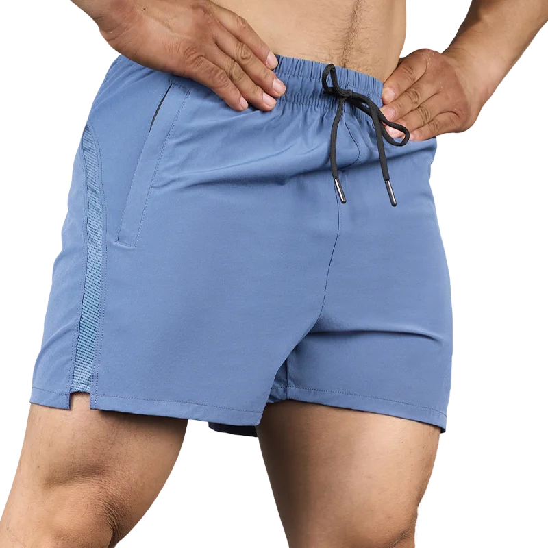 5 Inch Gym Shorts Men Fitness Clothes Drawstring Workout Shorts Breathe Cooling Quick Dry Stretch Sweat Shorts Running Training
