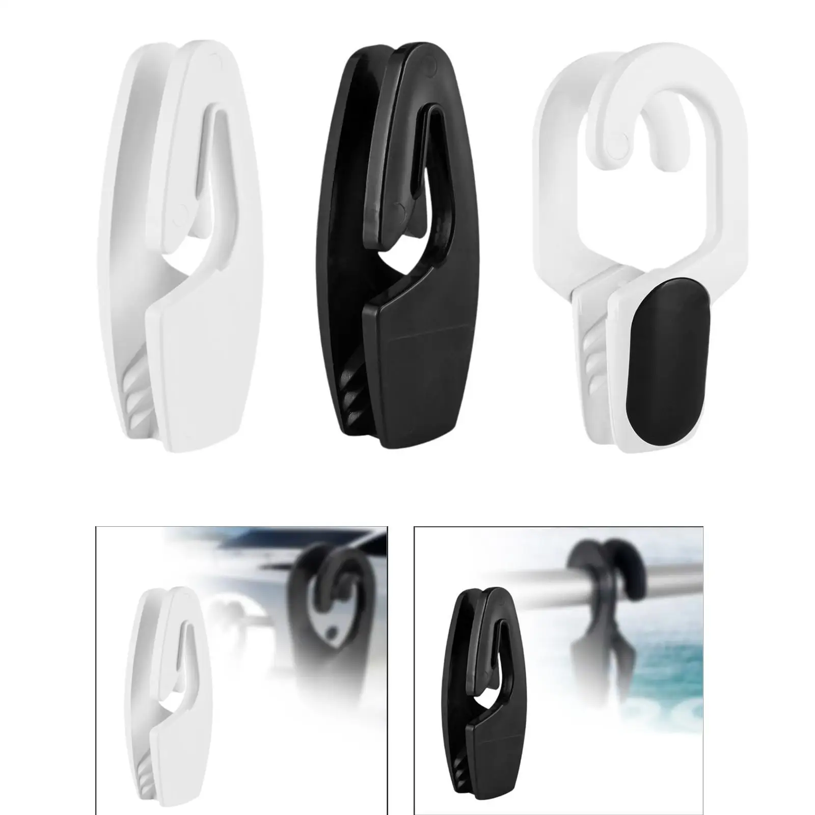 

Marine Rail Mount Fender Hook Lightweight Durable Nylon Accessories for Easy Boat Fender Setup