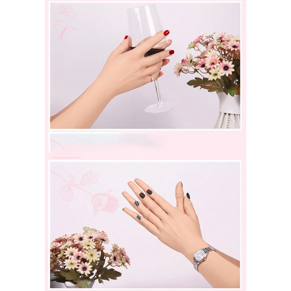 40cm Silicone Female Hand Prosthesis — Post-Surgical Lifelike Hand Model for Scar Concealment