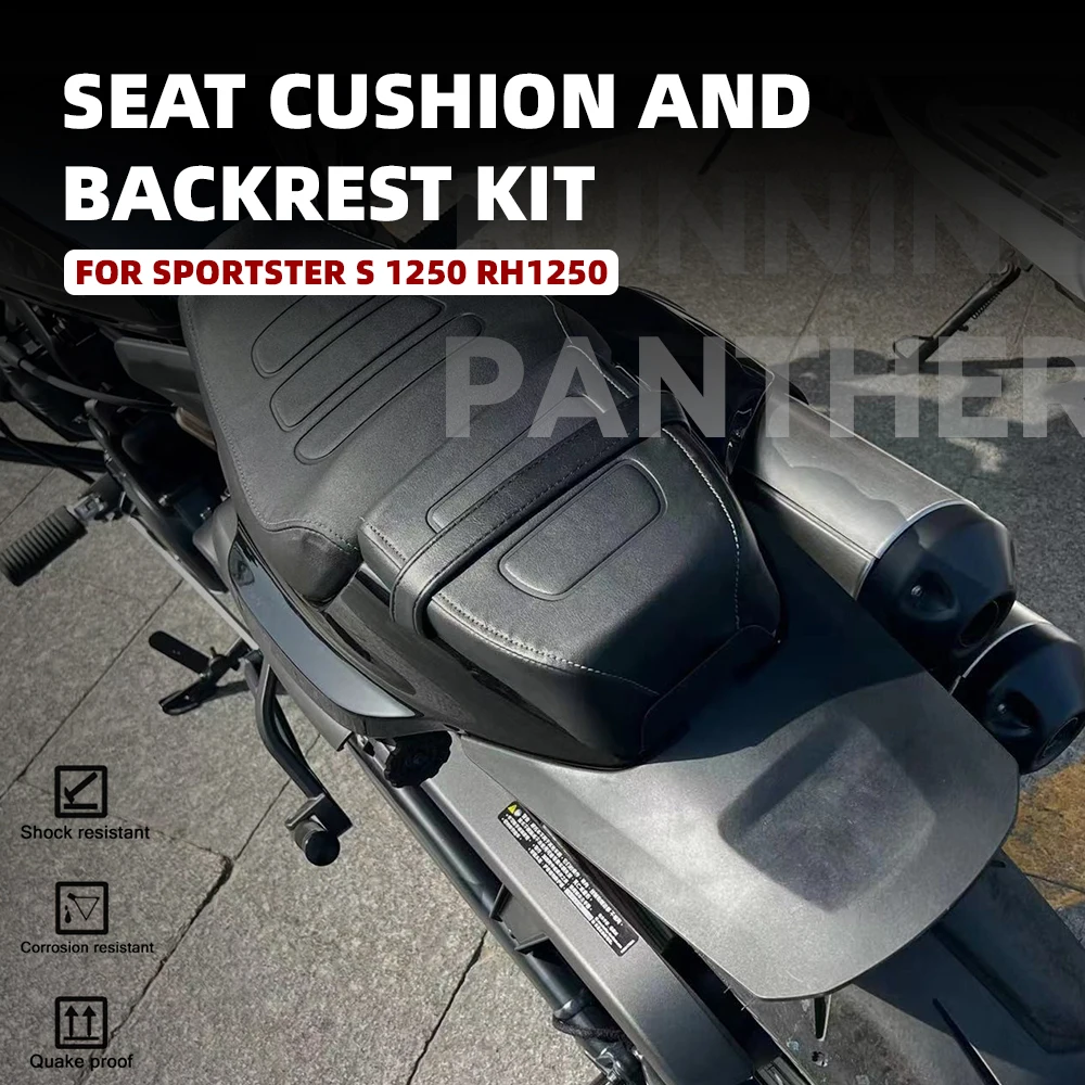 

FOR Sportster S 1250 RH1250 RH 1250 S RH1250S 2021 2022 Motorcycle Driver Passenger Pillion Rear Back Seat Fender Backrest Kit