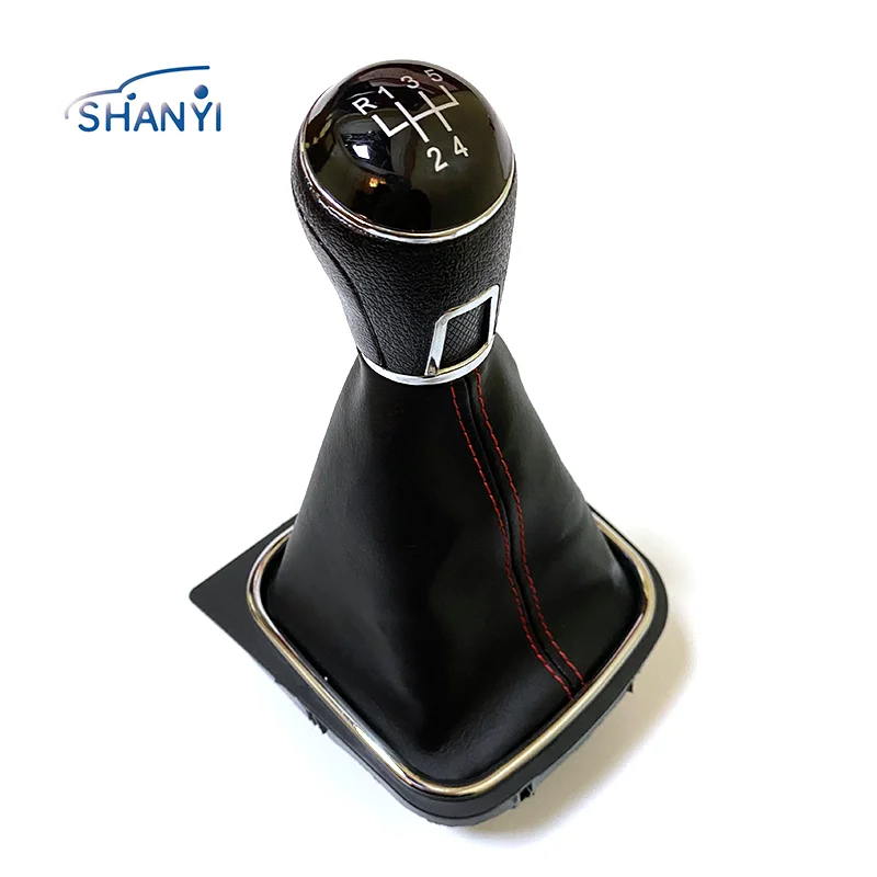 For VW Golf 5 6 MK5 GTI GTD R32 2004-2008 Scirocco Manual Gear Shift Knob Shifter Lever Gaiter Boot Cover