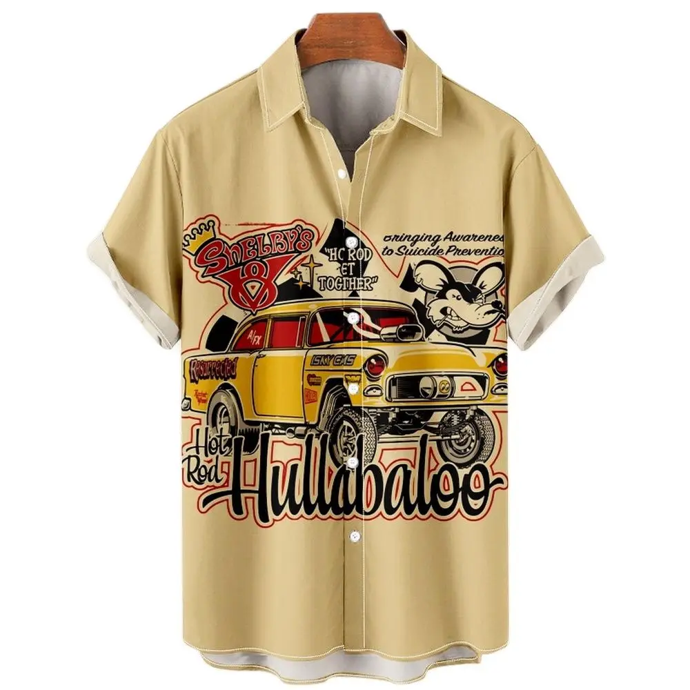 2024 Födémgerenda hawai Rockabilly Ing számára férfiak Fényűzés men's Irdatlan Társadalmi Megmunkalás dazn jojos camisa Manga curta Virágos Lezser