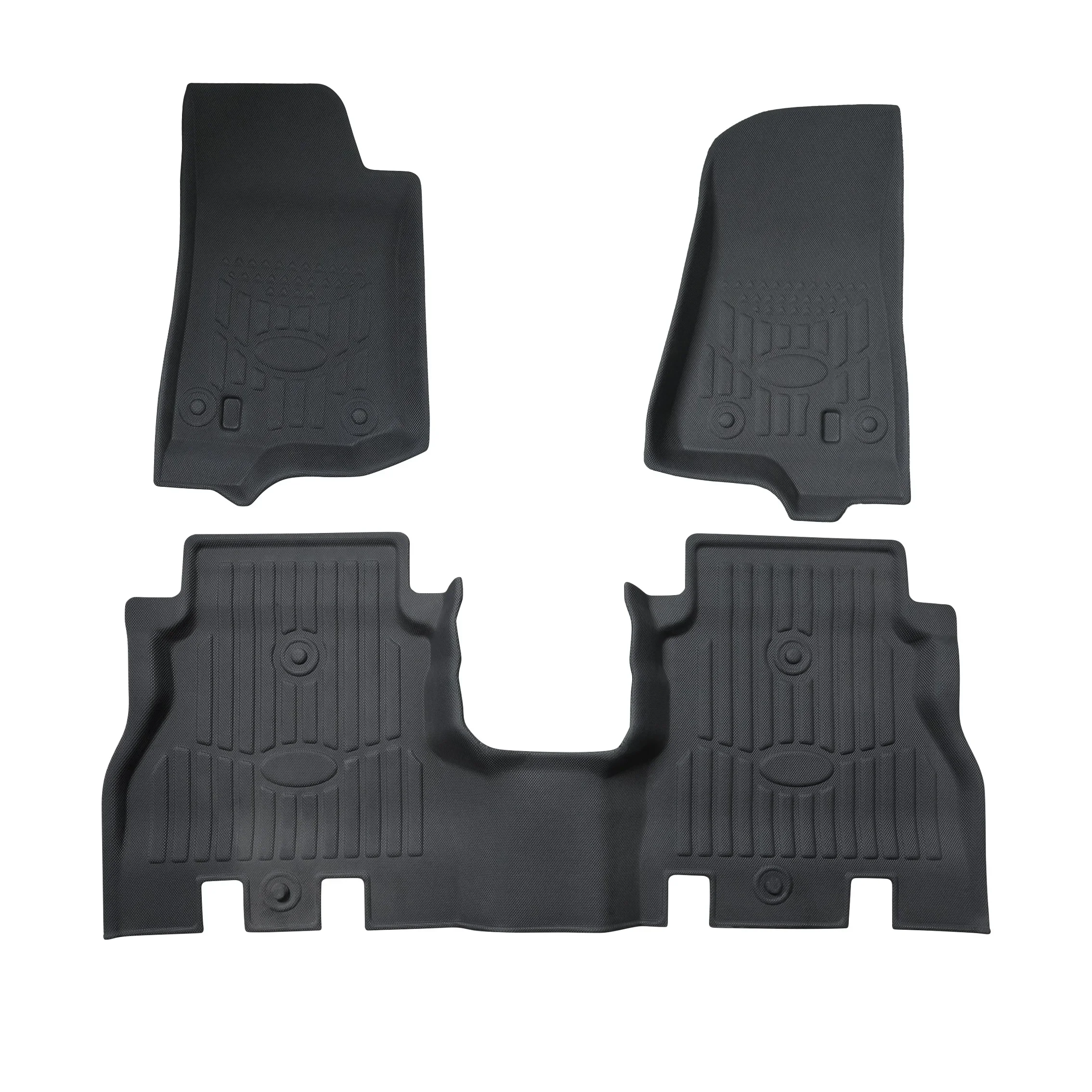 Suitable for Jeep Wrangler – XPE car mats, waterproof and dustproof easy to clean with a precision-fit design car floor mat