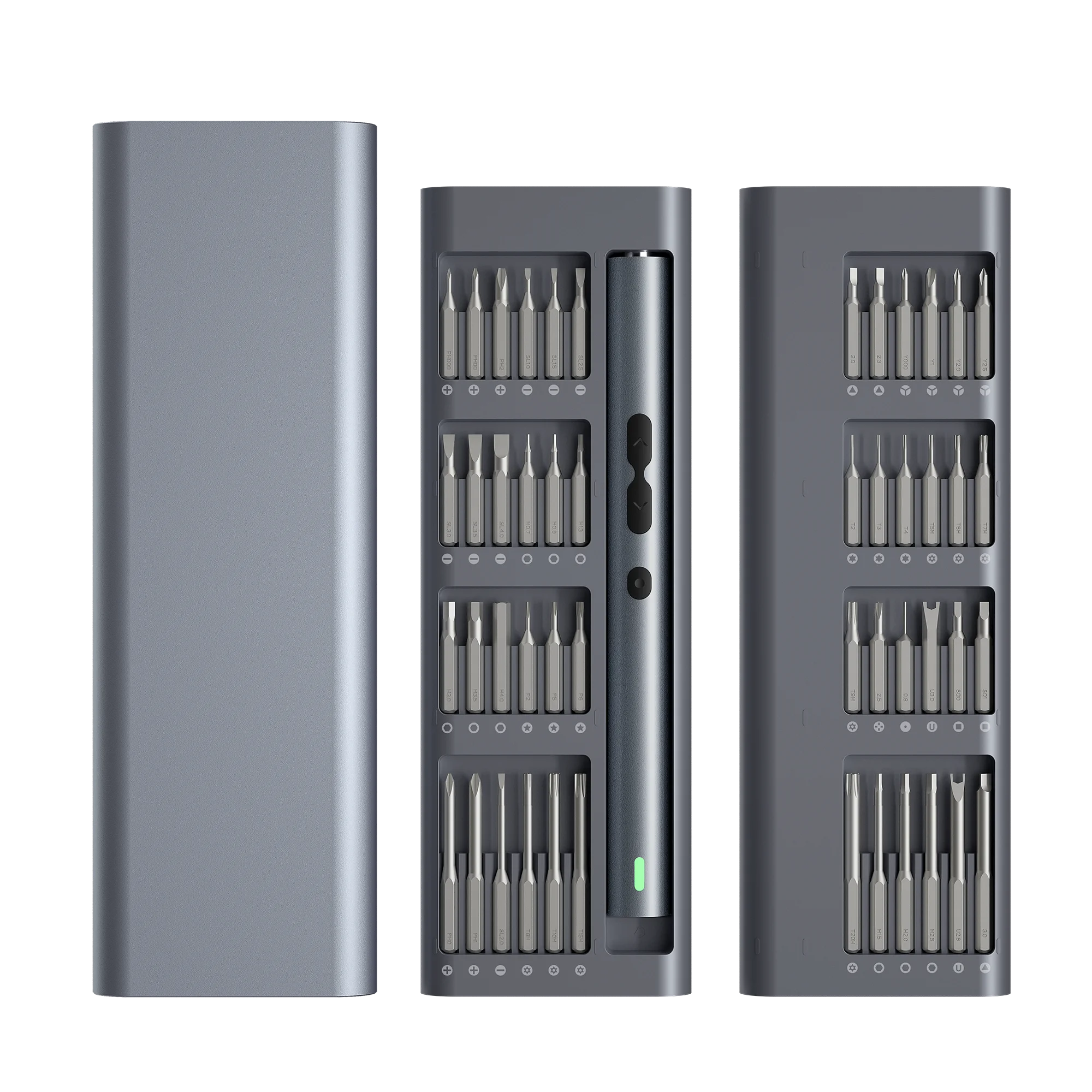 Conjuntos de precisão de chave de fenda elétrica 62 em 1 kit de ferramentas elétricas recarregável sem fio mini pequenos bits magnéticos para xiaomi celular móvel