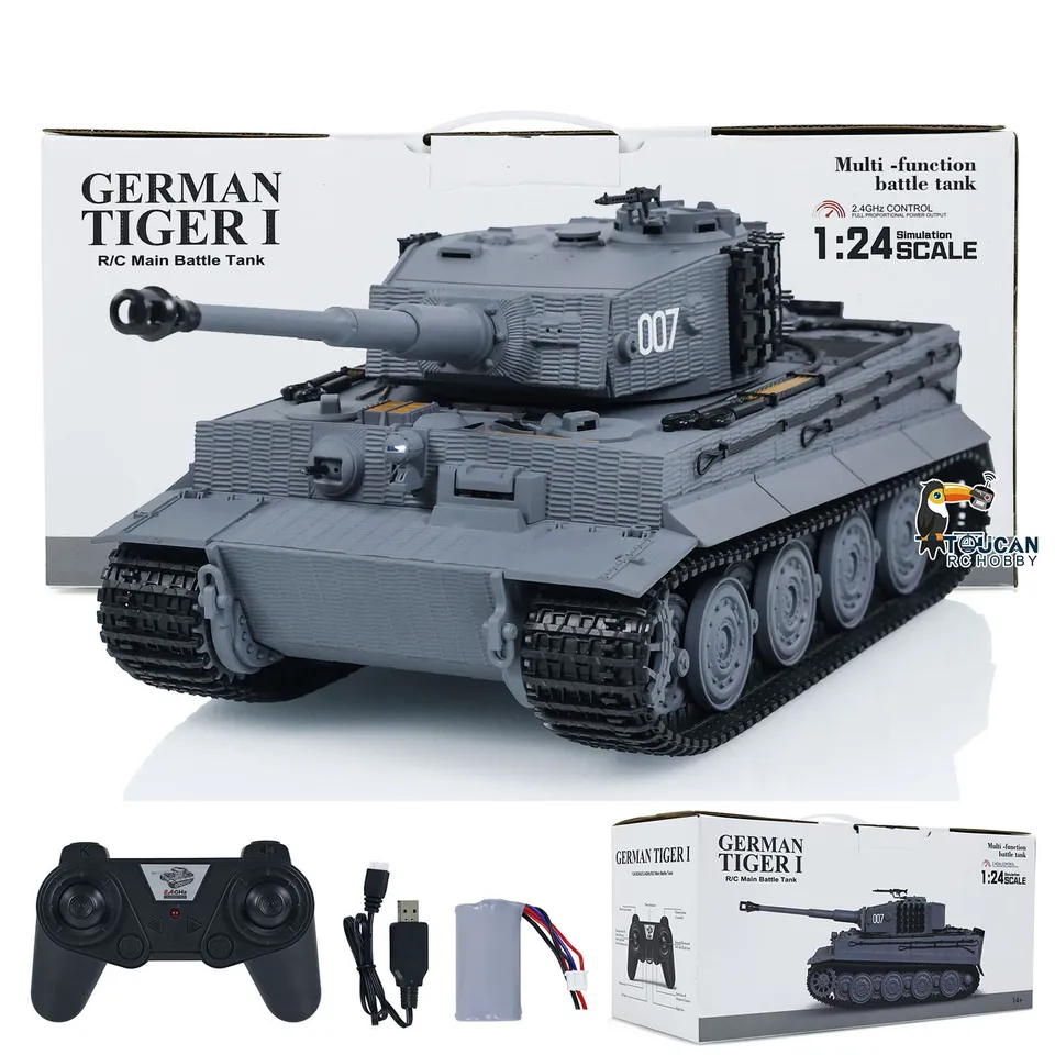 1/24 Taigen RC バトルタンク タイガー I ラジコン軍用戦車 赤外線戦闘