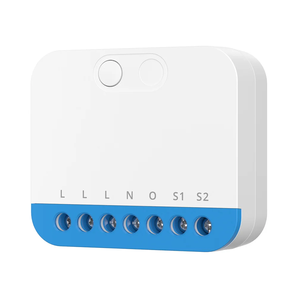 For MINI ZBDIM For Zigbee Smart Dimmer Switch Real Time Power Monitoring 400W 220-240V 10A Blue Backlight 45x39.4x16.8mm