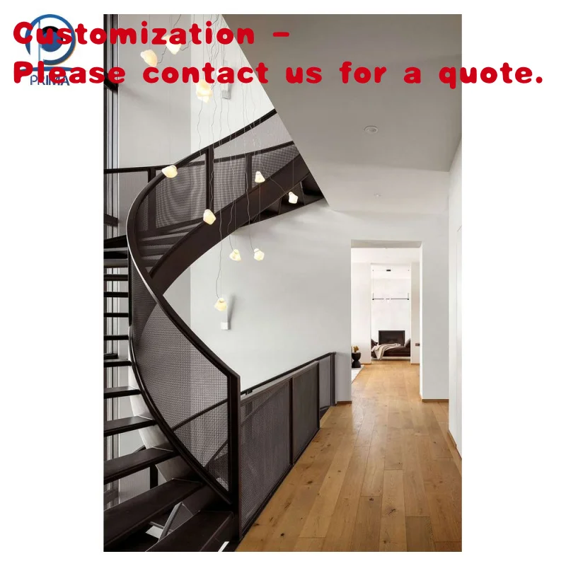 custom.Prima Engineered Modern Staircase Hotel Glass Railing Using Design Stainless Steel Components