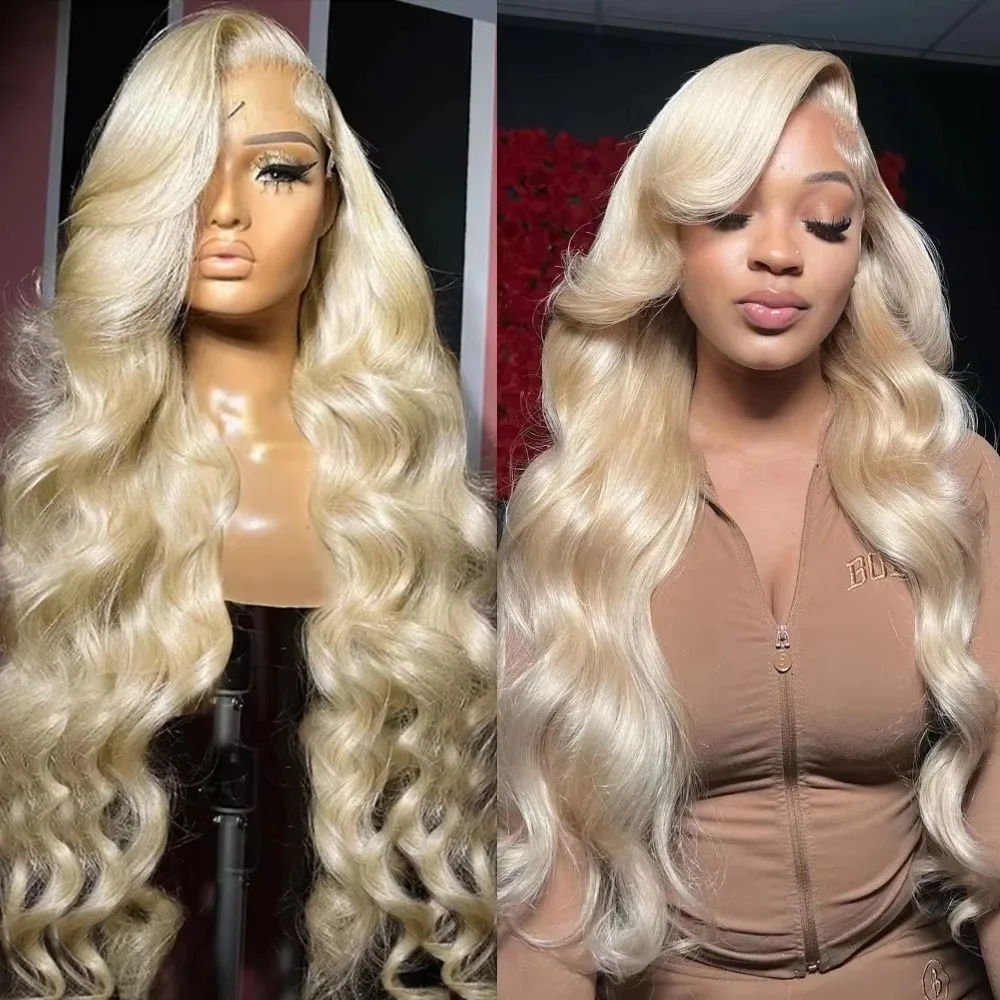 

Парик из натуральных волос 613 HD Lace Frontal, 13x4, 13x6, с эффектом Body Wave, плотность 200%, предварительно выщипанные пряди, блонд, прозрачный кружевной фронт, 40 дюймов