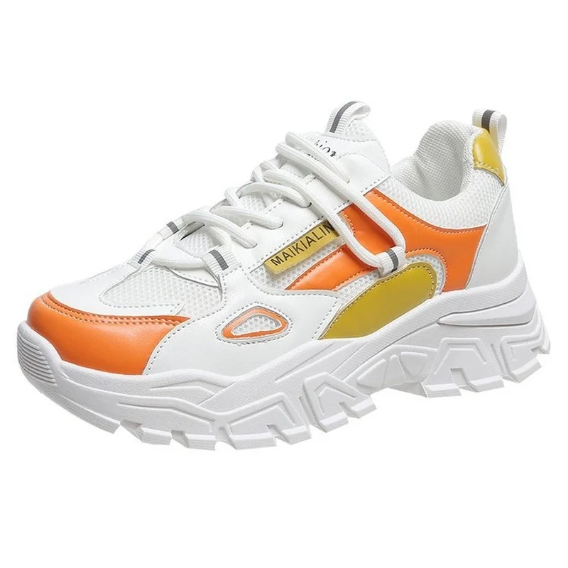 Women Platform Sneakers New Style Woman Shoes Students Shoes Lace Up Thick Sole Fashion Sports Shoes Ladies Casual Loafers 2022