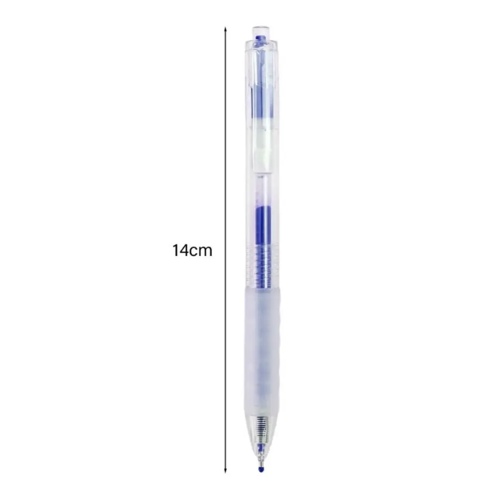 Simple Quick-drying Gel Pen Black/Blue/Red Ink Press Type Ballpoint Pen 0.5mm Pen Tip Writing Tool School Office