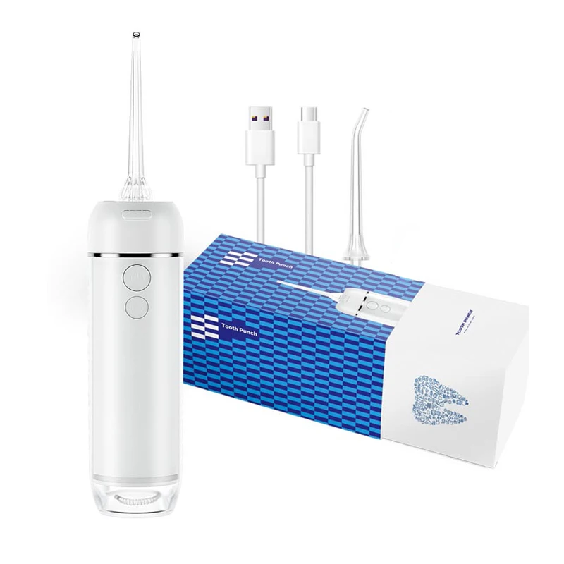 

Professional Cordless Rechargeable Dentals Oral Irrigator Water Flosser Super Spray 4 Sprinkler Heads PX7 Waterproof Teeth