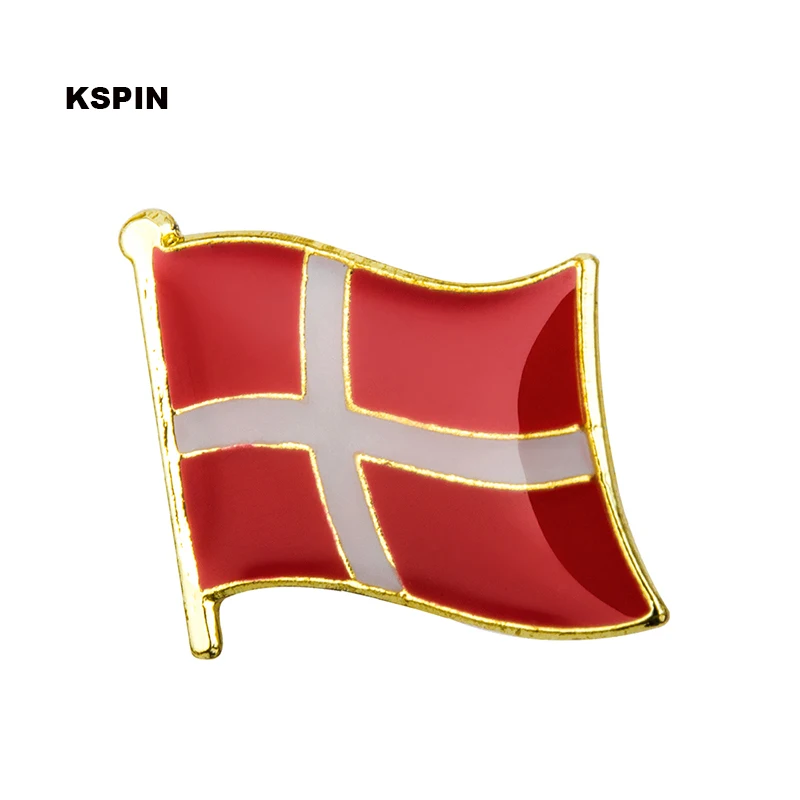 Anstecknadel mit Dänemark-Flagge, Anstecknadel für Rucksack