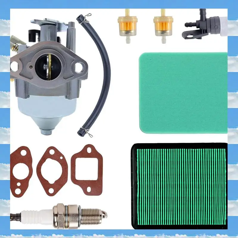 

A11I 16100-Z9L-811 Carburetor (BB76J A) With Air Filter Kit Compatible With For Honda GCV170LA HRN216 HRX217 Models