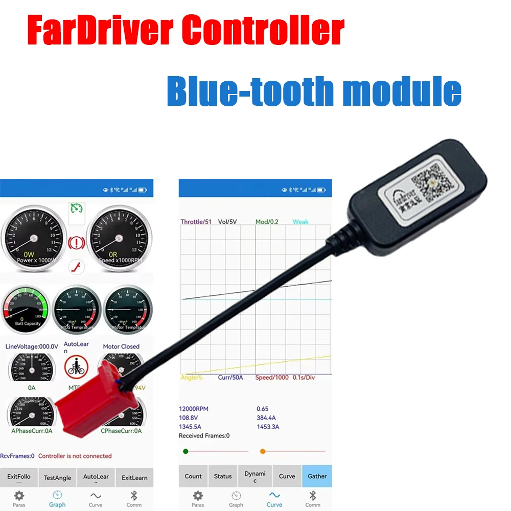 

Программируемый адаптер-модуль Bluetooth для контроллеров Nanjing FarDriver ND72240, 72260, 72360, 72530, 72680